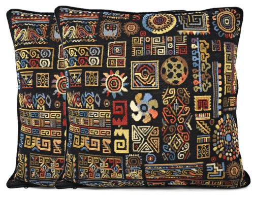 Ethnic Geometric Tapestry Pillow Cover