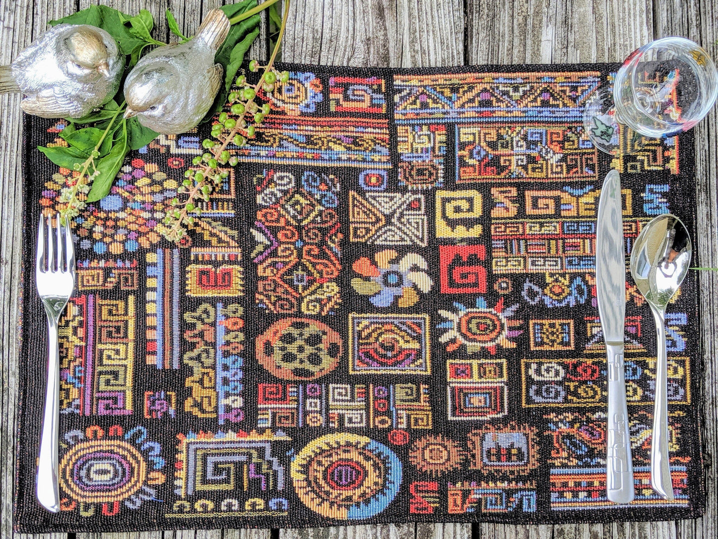 bohemian pattern home decor placemat