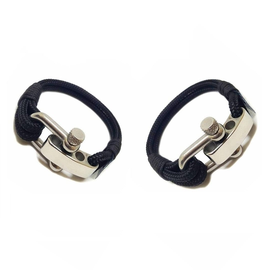 Cian Couple Nautical Bracelets handmade in Dublin, matching marine ropes, unisex, durable, romantic gift for couples, anniversary or Valenti