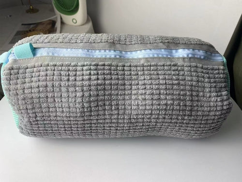 Grey variant shoe wash bag