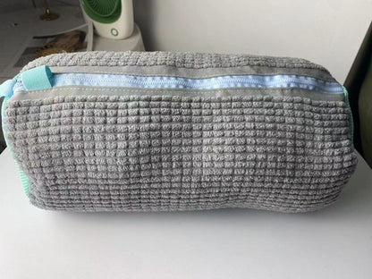 Grey variant shoe wash bag