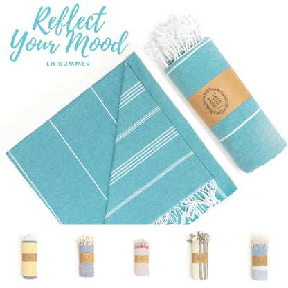 colorful random peshtemal towel set