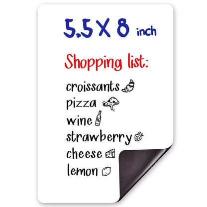 magnetic fridge whiteboard small size