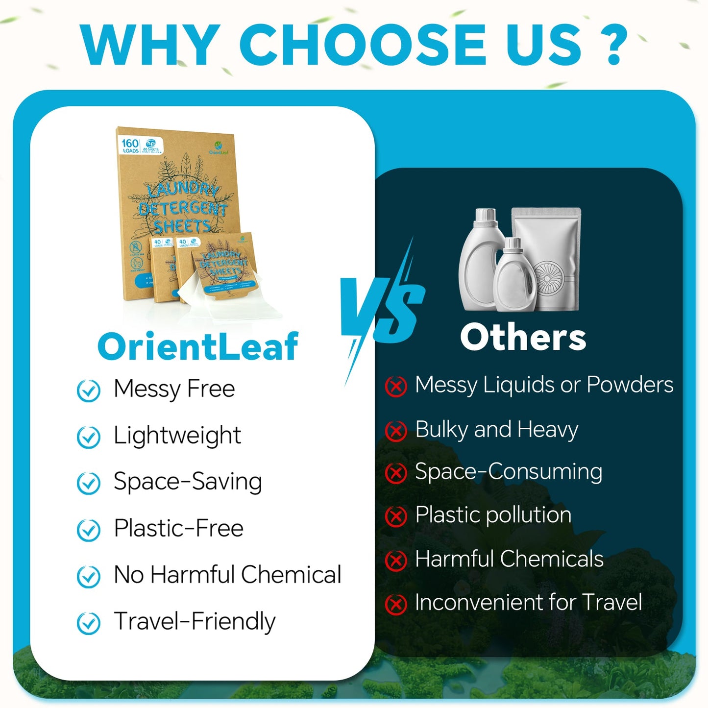 Krombee presents Ultra concentrated unscented laundry detergent sheets benefits