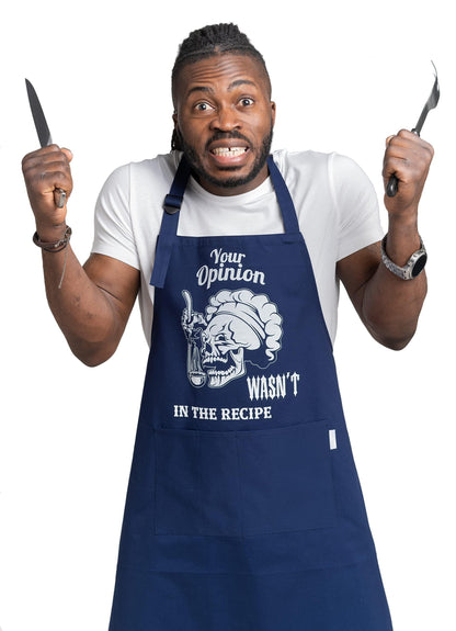 Full-length protective cooking apron 100% cotton