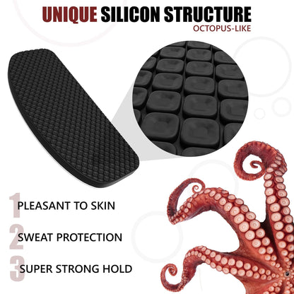 Eyeglass nose pads with strong adhesive backing