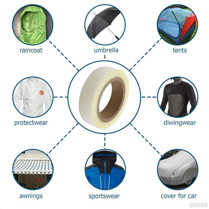 Multi-purpose cloth repair tape for camping and outdoor equipment