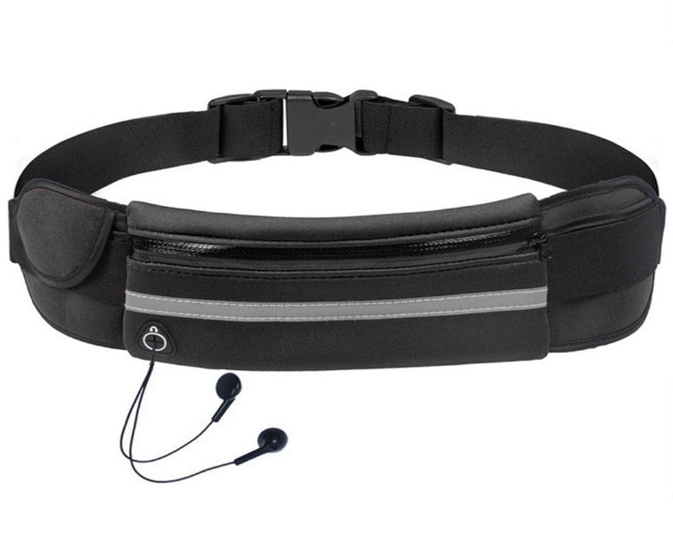 Expandable running pouch with universal phone compatibility