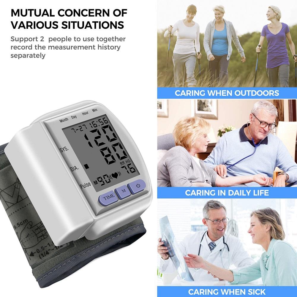 Digital Wrist Blood Pressure Monitor CK-102S – Accurate & Portable