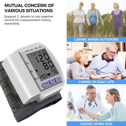 Digital Wrist Blood Pressure Monitor CK-102S – Accurate & Portable
