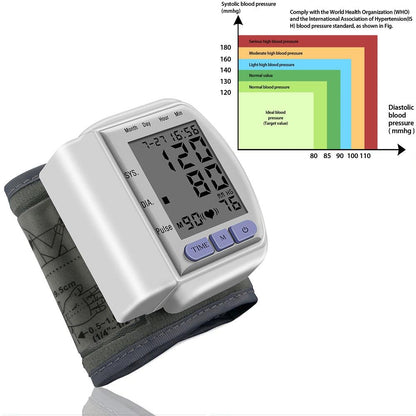 Digital Wrist Blood Pressure Monitor CK-102S – Accurate & Portable