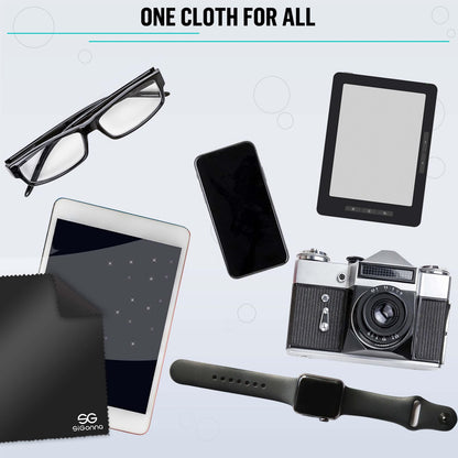 Compact microfiber cloth ideal for travel and daily use