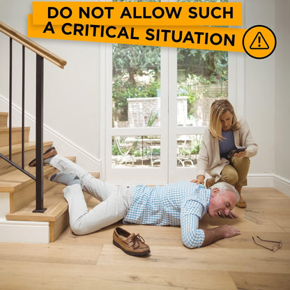 Full length clear grip tape roll for home safety