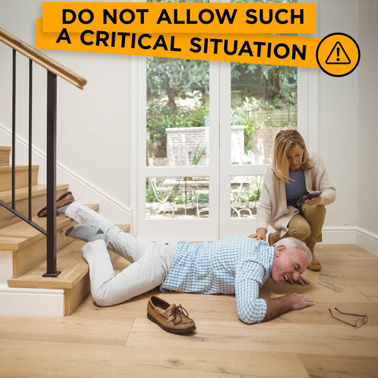 Full length clear grip tape roll for home safety