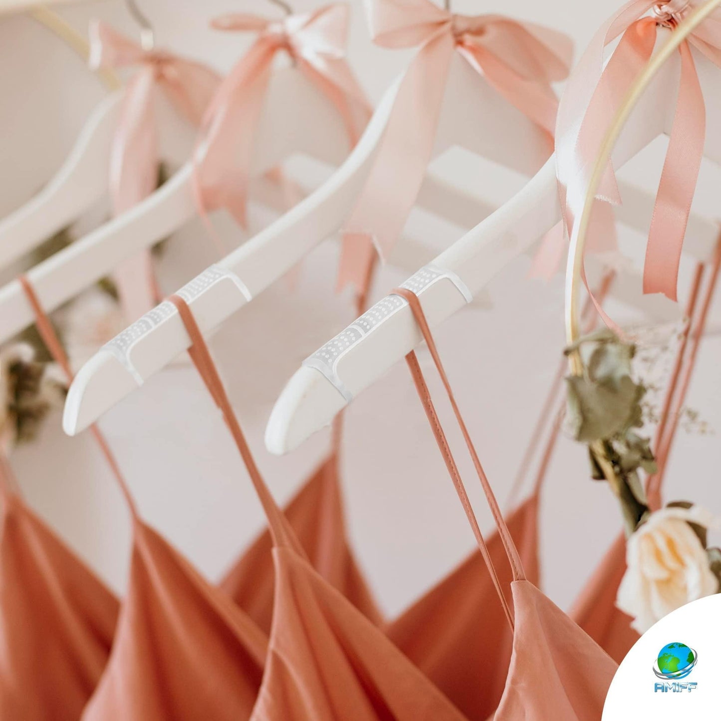 hanger grips installed on plastic hangers