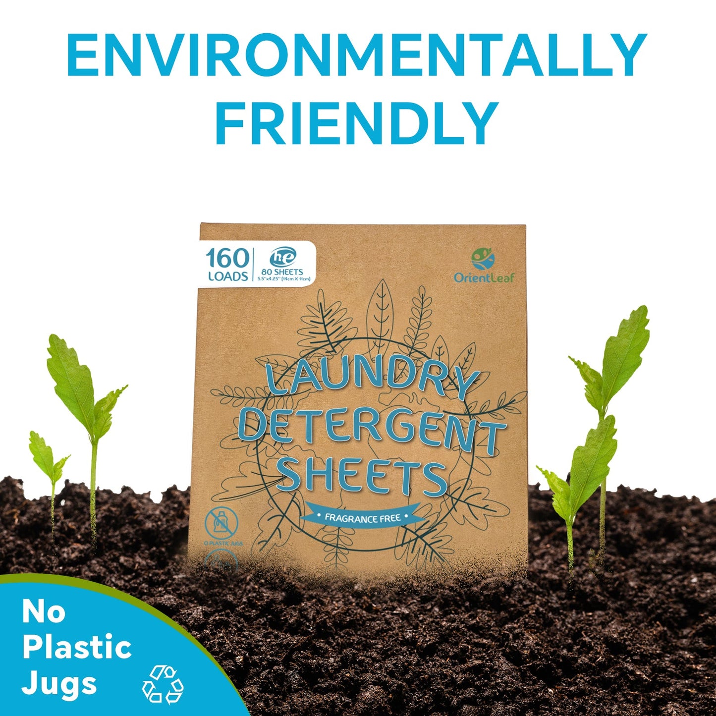 Krombee presents Ultra concentrated unscented laundry detergent sheets plastic-free packaging