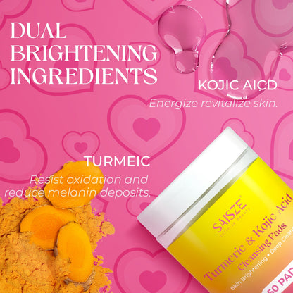 turmeric kojic acid cleansing pads ingredients