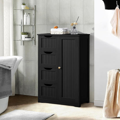 Compact MDF storage cabinet for small bathrooms