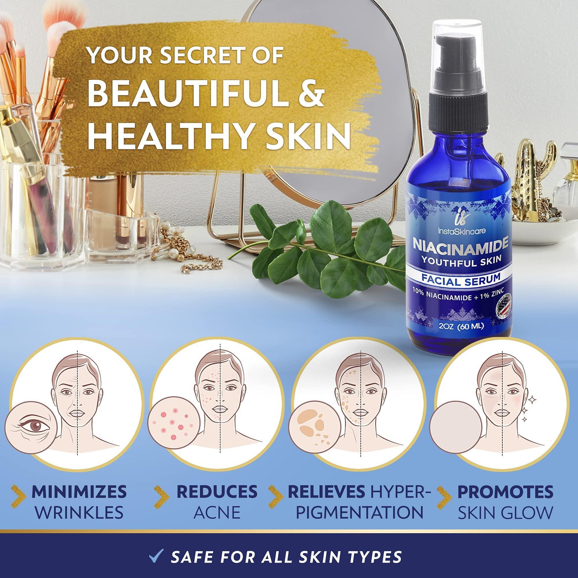 vitamin b3 face serum with zinc benefits