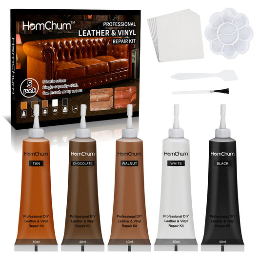 Leather repair kit full set with compounds and tools