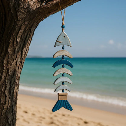 beach themed driftwood wall accent