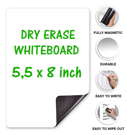 magnetic fridge whiteboard small size