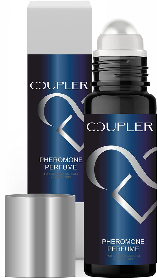 men pheromone roll on perfume bottle