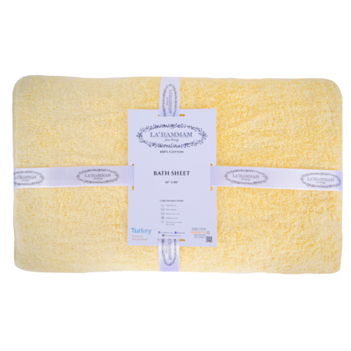 Turkish Cotton Bath Sheet Towel | Luxury 600 GSM | 40" x 80"