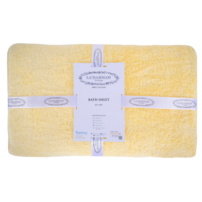 Turkish Cotton Bath Sheet Towel | Luxury 600 GSM | 40" x 80"