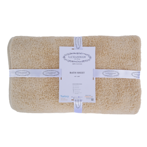 Turkish Cotton Bath Sheet Towel | Luxury 600 GSM | 40" x 80"