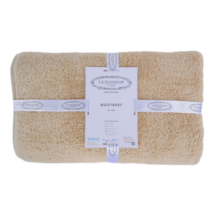 Turkish Cotton Bath Sheet Towel | Luxury 600 GSM | 40" x 80"