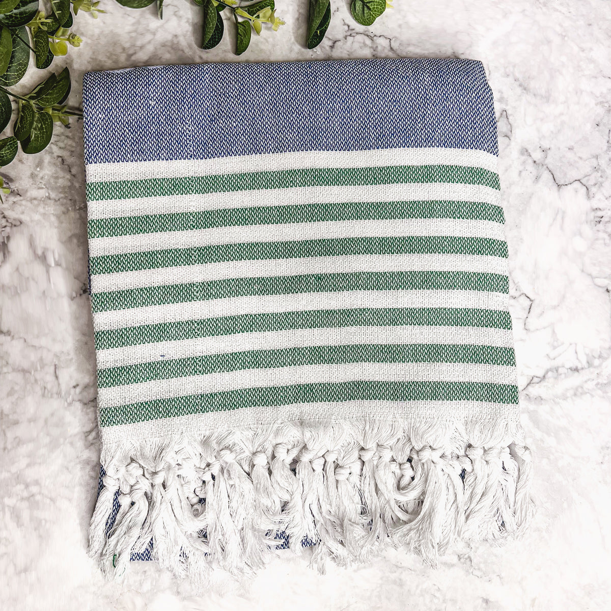 Mediterranean XL 180 GSM Turkish cotton towel with decorative tassels