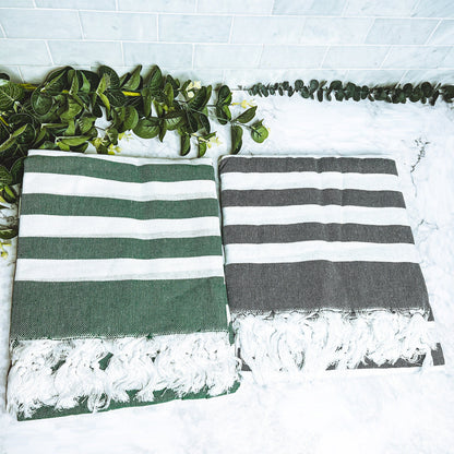 Versatile cotton towel used for home décor and everyday use