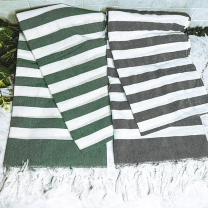 Versatile cotton towel used for home décor and everyday use