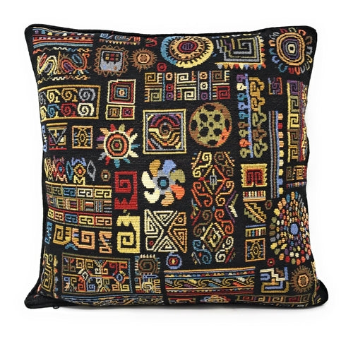 Ethnic Geometric Tapestry Pillow Cover