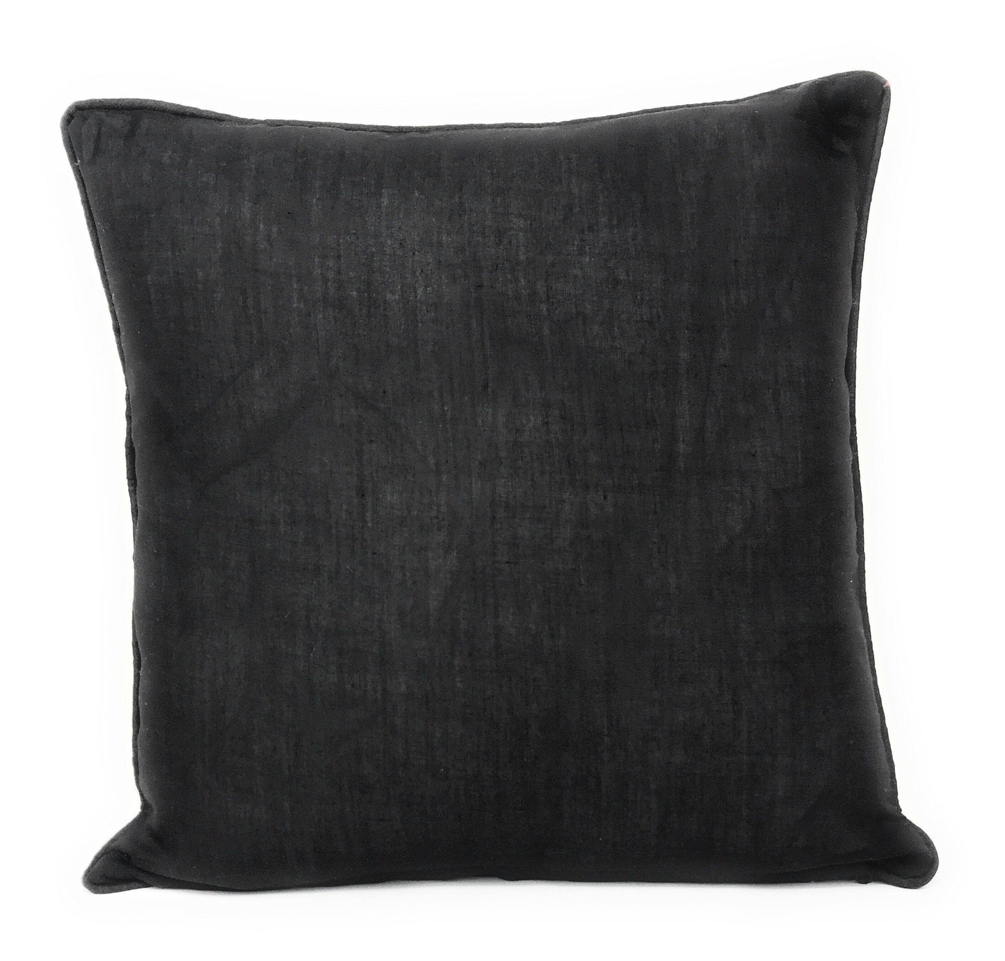 black back ethnic pillow cover