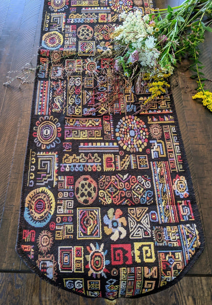 stylish ethnic pattern table runner