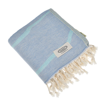 Turkish cotton sandy island pattern towel