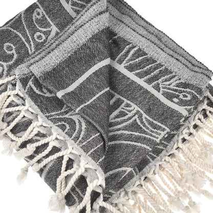 close-up tight woven peshtemal texture