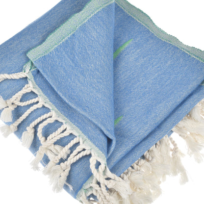 close-up tight woven turkish cotton towel