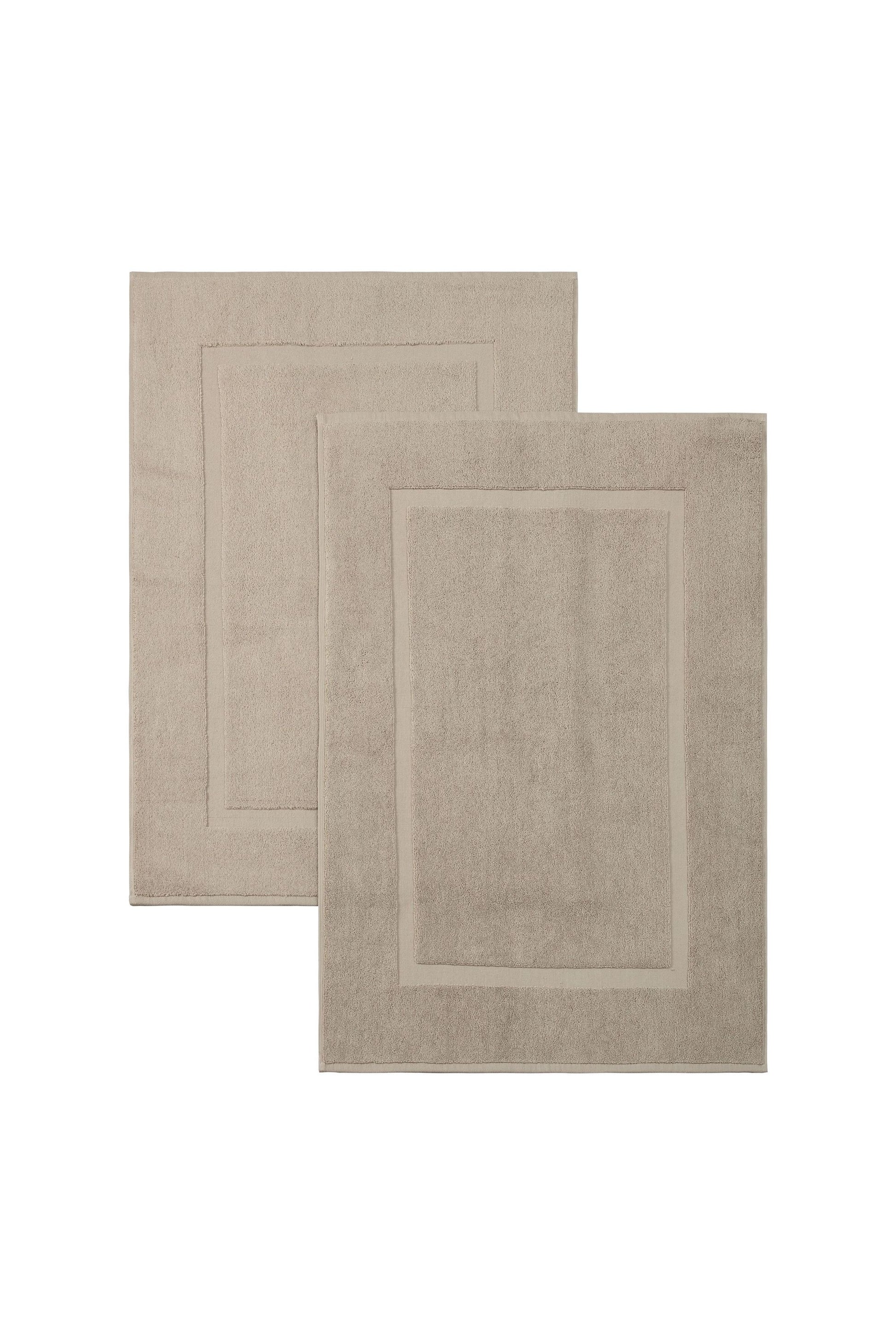 thick weave absorbent bath mat