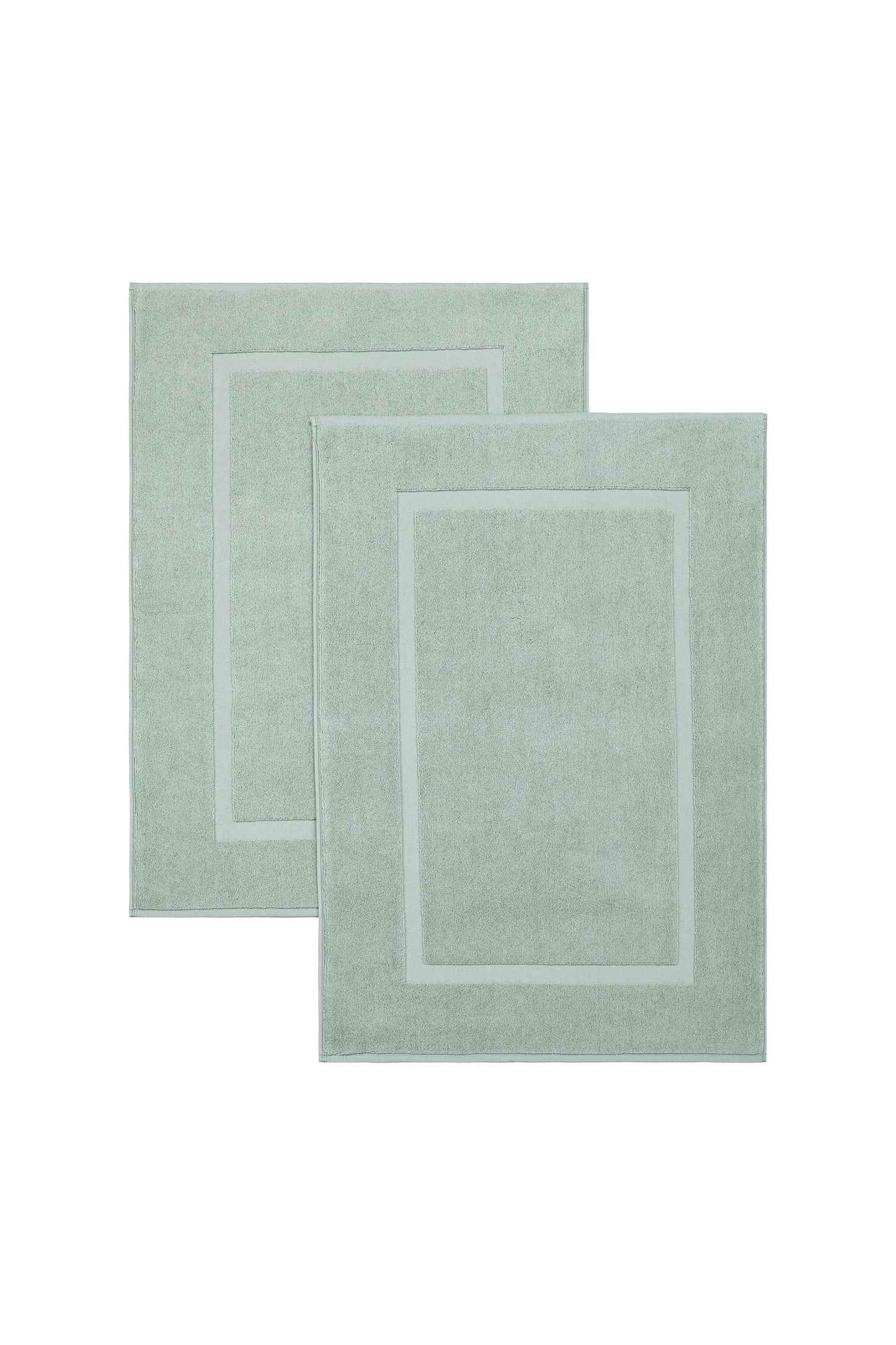 double stitched bath mat close up