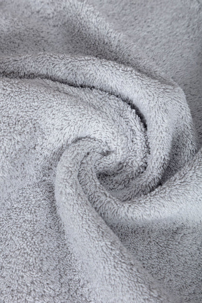 Close-up texture of ultra-soft long-staple Turkish cotton towel