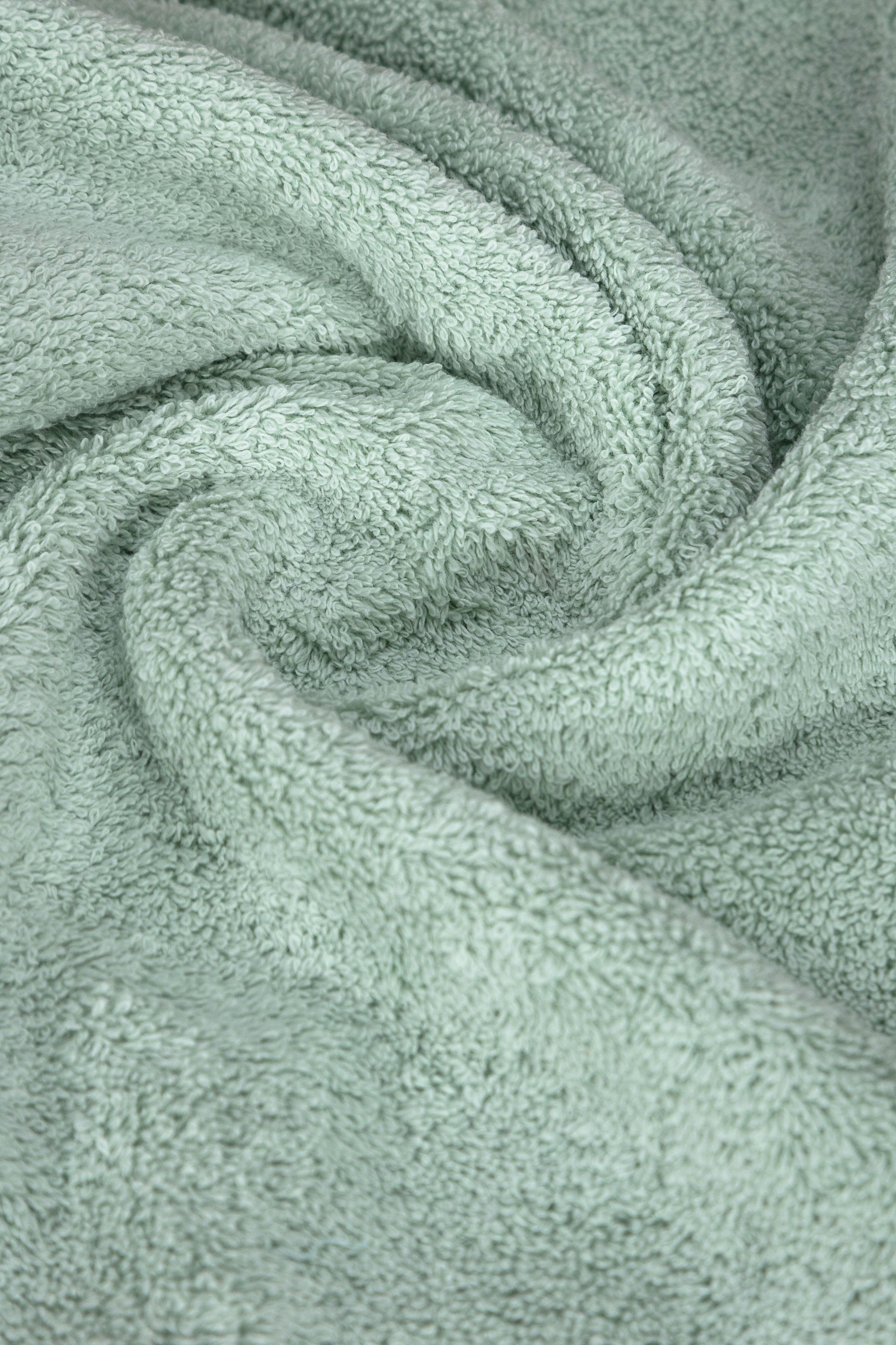 Close-up texture of ultra-soft long-staple Turkish cotton towel