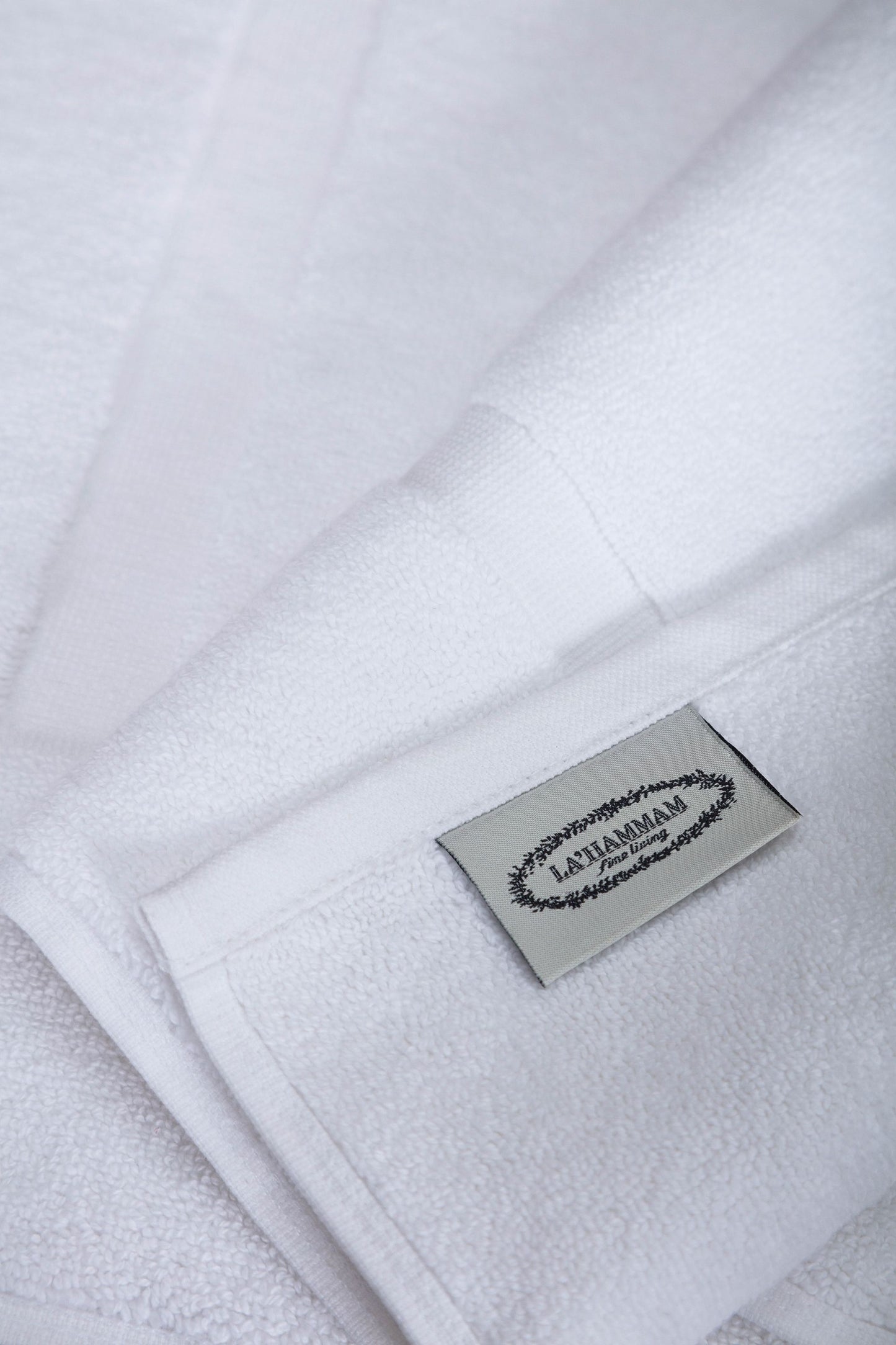 double stitched bath mat close up