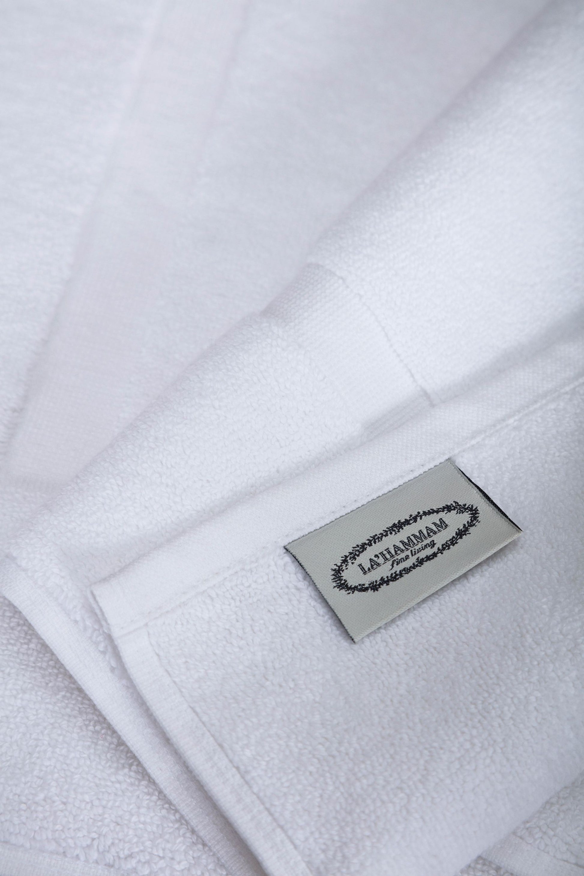 double stitched bath mat close up