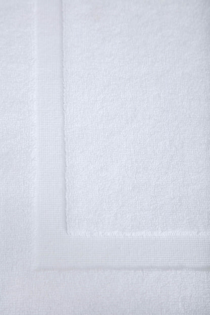 double stitched bath mat close up