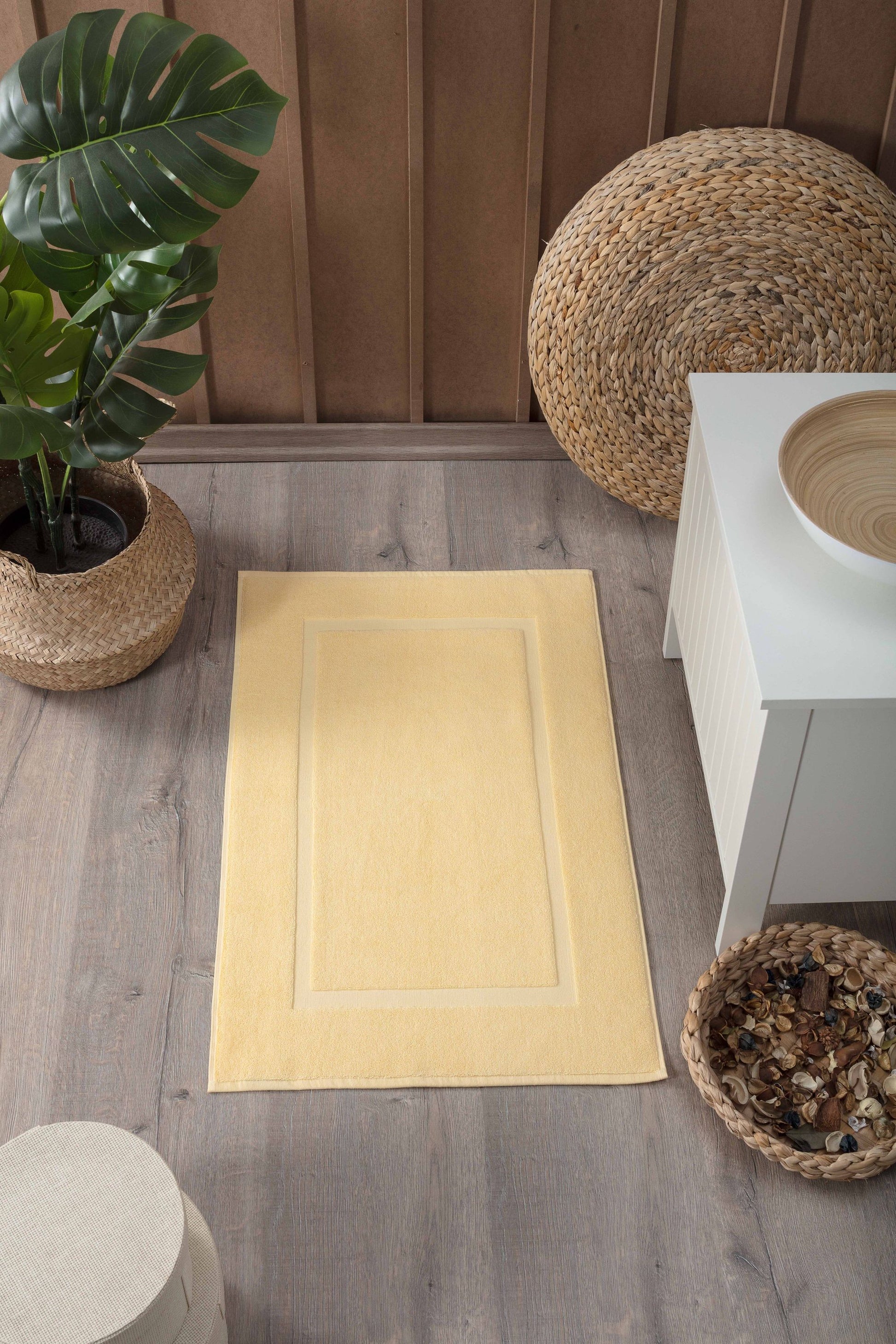 soft plush turkish cotton bathroom mat