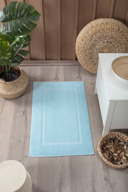 soft plush turkish cotton bathroom mat
