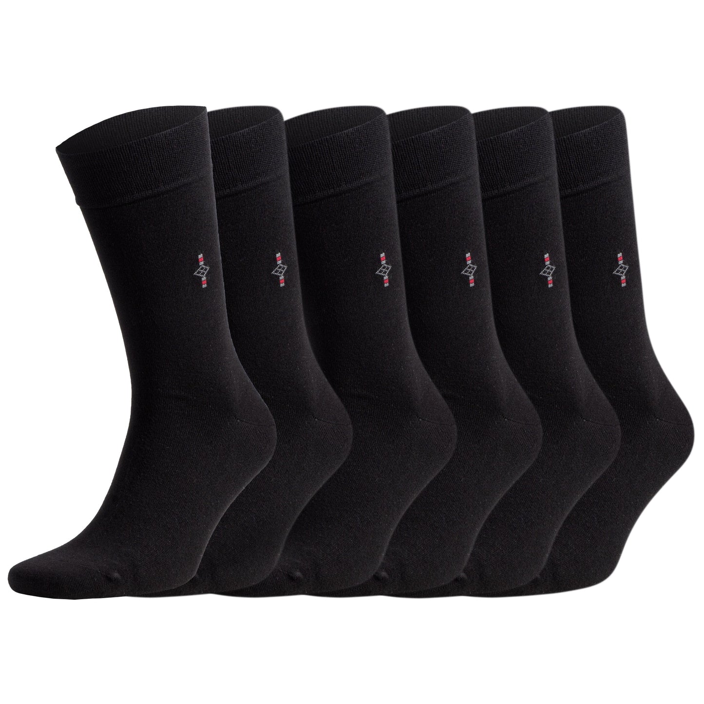Reinforced heel bamboo dress socks